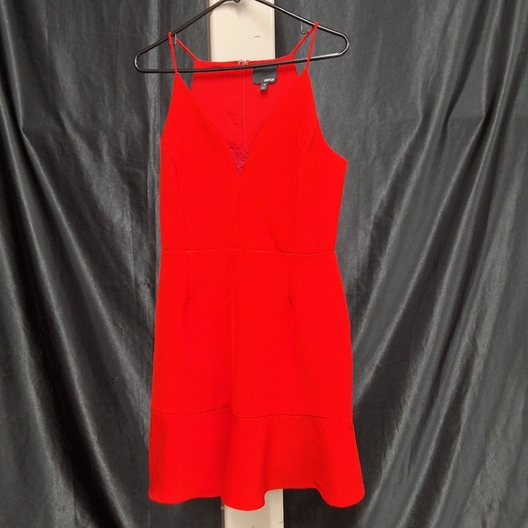 Greylin Red Halter Fit and Flare Mini Dress - Picture 10 of 10